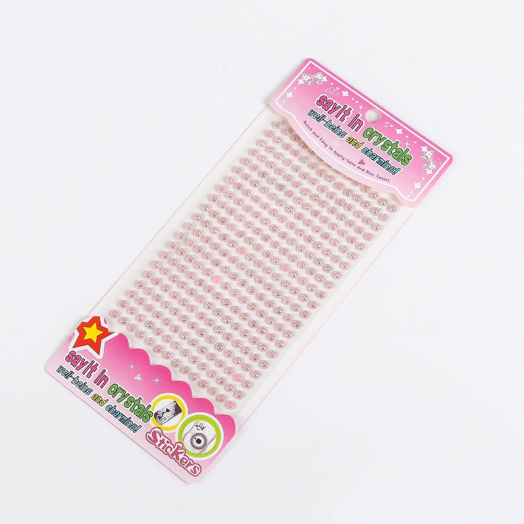 Colorful Acrylic Rhinestone Sunflower Stickers for DIY Phones & Office Supplies