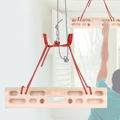 Griffbrett für Klettern Klimmzug-Trainingsgerät Holz Verstärker Krafttrainer Training