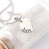 4 Teile/satz Beste Freunde Herz Passenden Strass Anhänger Halskette Frauen Schmuck