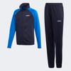Adidas B ESSENTIALS Tricot Training Jacket and Pants Size 150 Legend Tracksuit, Jersey, Set, (145-155cm), FTN26, Ink/Blue
