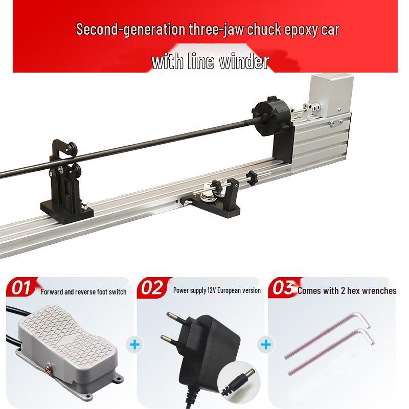 Doe-het-zelf Hengel Tip Epoxy Lijmen & Micro Wikkelmachine voor Lure Hengel Modificatie