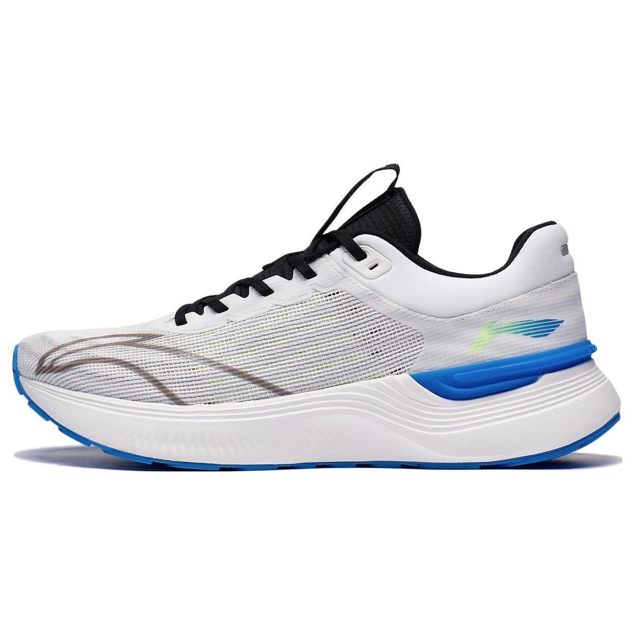 

Новые кроссовки LiNing Element Light And Shadow с нескользящей и износостойкой подошвой, дышащие, с низким верхом, для бега, мужские, бело-черно-синие ARHS041-6 43