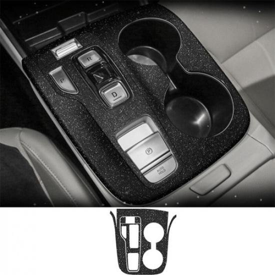 Sticker Black Middle Console Gear Shift Panel Trim For Hyundai Tucson 2022-2024