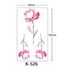 Waterproof Tattoo Stickers: English Letters, Flowers & Butterfly Sketches