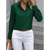 New Women'S Clothing Retro Casual Sexy Daily Fashion Temperament Commuting Business Shirt Long Sleeved Hoodie Top