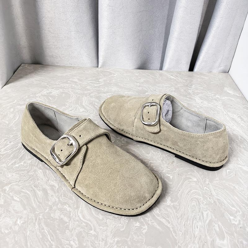 Fashion AIYUQI 2025 new women's flat shoes Non-slip slip-on loafers for women Large-size spring and autumn female shoes