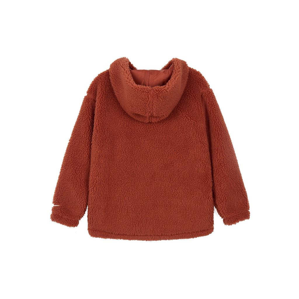 Nike Sportswear FW23 Alphabet Hooded Zip-Up Fleece Jacket Women Outerwear Red FB8696-832