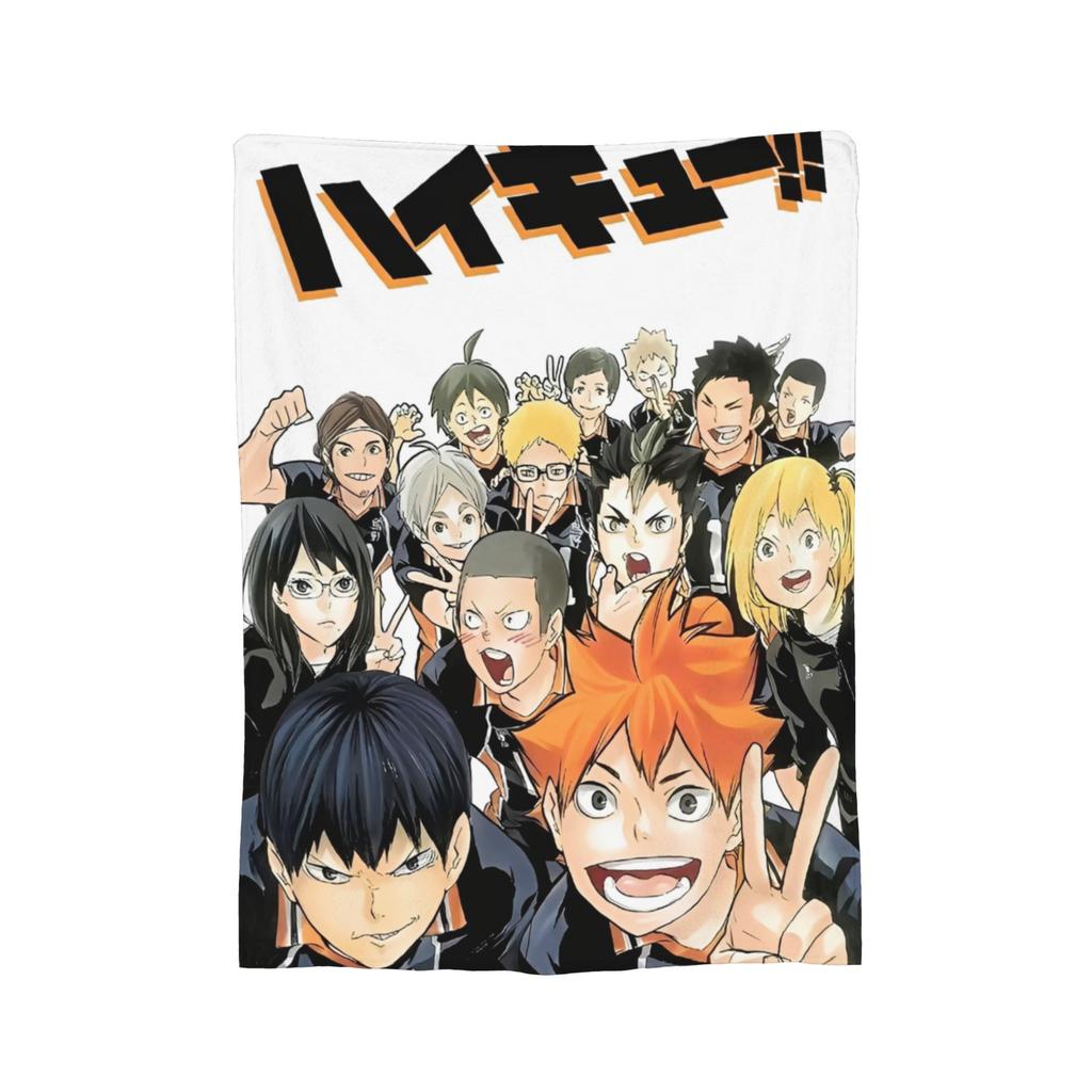Anime Haikyuu Plush Blankets Miya Atsumu Manga Novelty Throw Blankets for  Sofa Bedding Lounge 150*125cm Quilt,