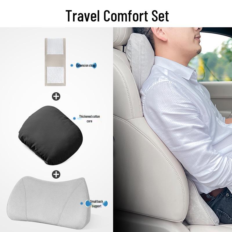 Ideal 2025 Smart Car Pillow with Thickened Headrest and Extension Strap