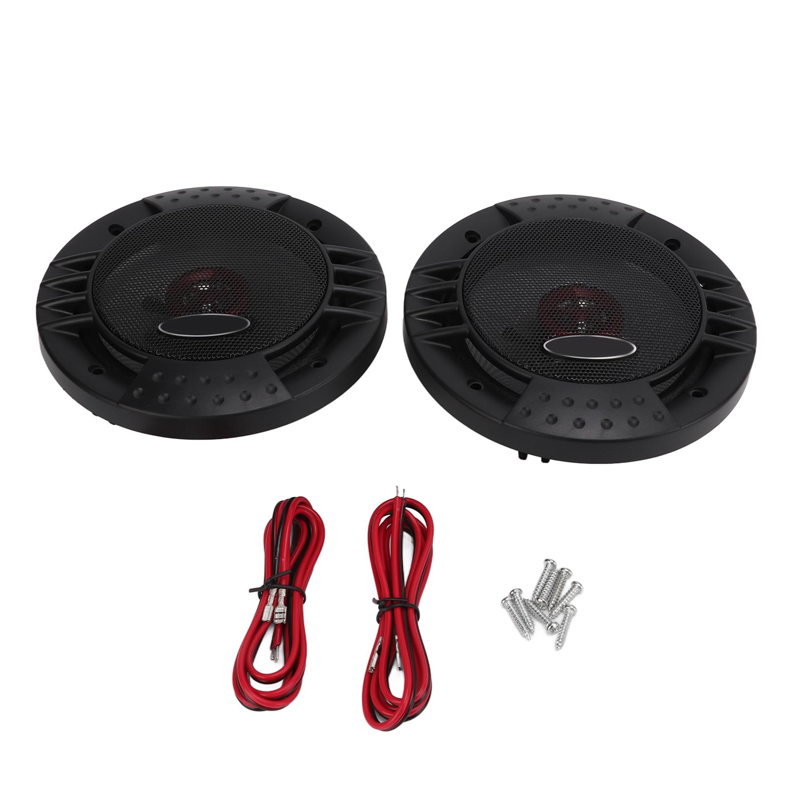 

2 шт. Автомобільний аудіо твітер Круглий динамік 91 дБ 60 Гц‑21 кГц 4 Ом Універсальний для звукової системи