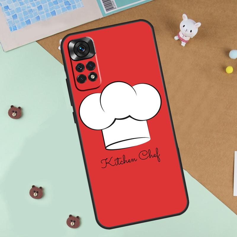 Cooking Chef Case For Xiaomi Redmi Note 13 12 11 9 10 14 Pro 10S 11S 12S Cover For Redmi 13C 10C 12C 14C