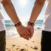 2pcs Adjustable Open Cuff Bracelets Unisex Fabric Band Metal Tips Durable Lightweight Wristbands for Everyday Wear