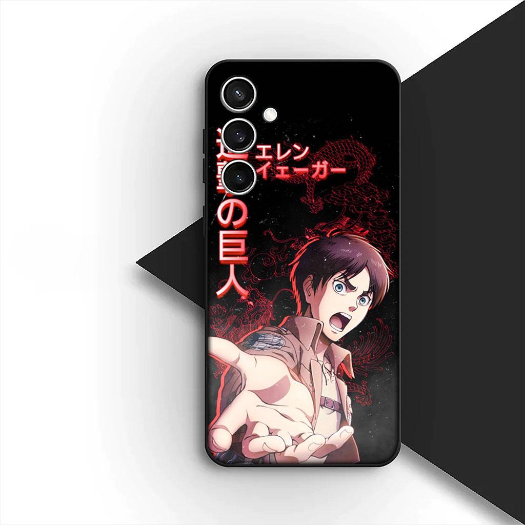 Casing Phone Cover for Huawei P30 P20 Mate 20 10 Lite Pro Y7 Y6P Y7A 2019 Nova 5T 3I Case Attack Eren Jaeger on Levi titan