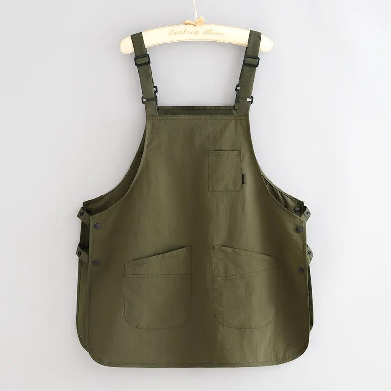 Adult Water-Resistant Apron for Household Kitchen Coffee Roasting And Catering Use - Durable Workwear Aprons