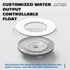 Spill-Resistant Pet Water Bowl Spill Proof Wide Drip Proof Large Capacity 1L/2L Easy to Clean