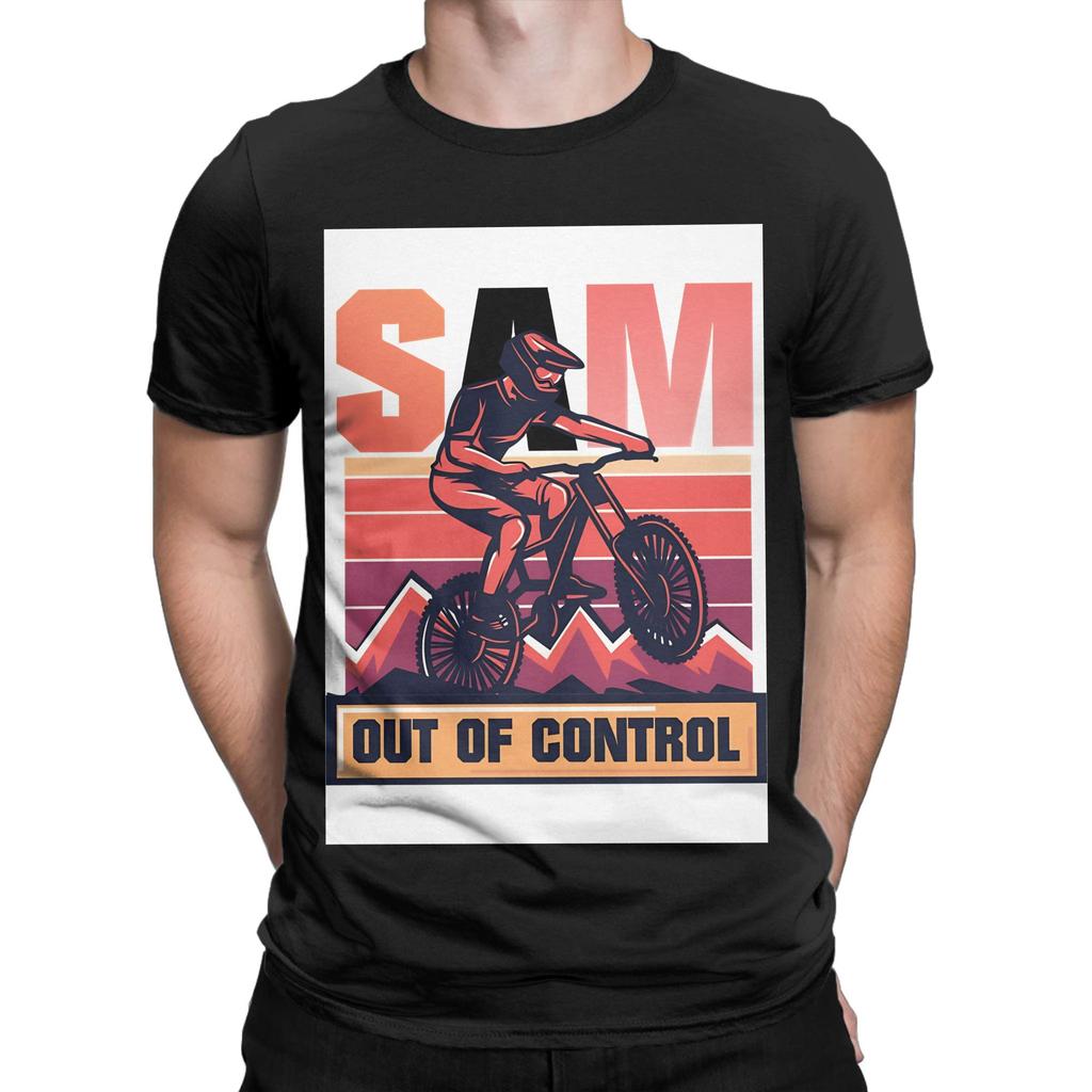 Sam Pilgrim OF CONTROL Funny Graphic 100 Cotton TShirt Sam Pilgrim Tops Tees For Unisex