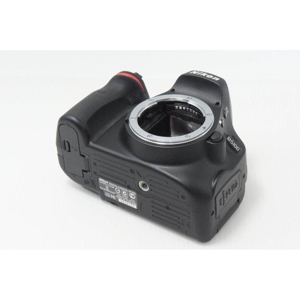 Used Like New Nikon D5100 Body + AF-S DX NIKKOR 18-55mm VR Lens Kit Digital SLR Camera Black 260724d