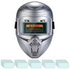 Maschera da saldatura professionale a ribalta resistente agli urti con lente regolabile e design traspirante, adatta per la sicurezza