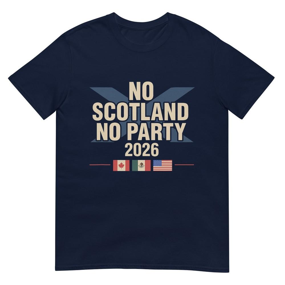 No Scotland No Party 2026 With Flags TShirt S