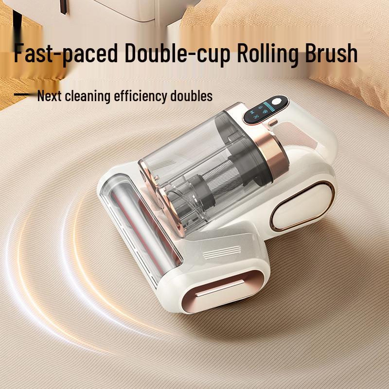Grenzüberschreitender Dual-Staubbehälter Rollenbürste Milbenstaubsauger mit UV-Sterilisation
