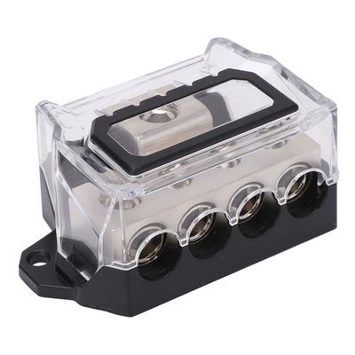 Power Distribution Block 0 Gauge To 4 Gauge Ground Wire Splitter Audio Distributor for Cars Boats