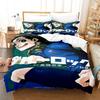 Blue Lock Bedding Set Hot Anime Duvet Cover Set King Queen Twin Double Size Comforter Cover Set For Teens and Boys Anime Lover