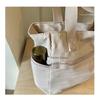 Shoulder Bag Women Canvas  Multi Compartment Zipper Storage Daily