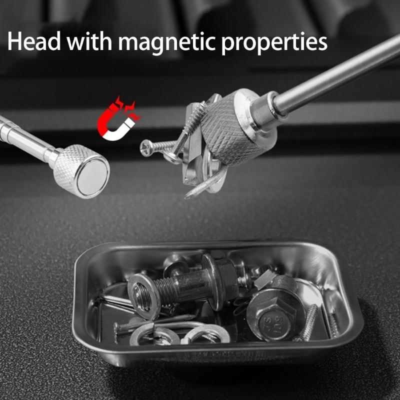 7Pcs Automotive Repair Telescoping Magnet Stick,Magnetic Pickup Tool Seal Puller And Adjustable Tool