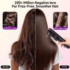 Rechargeable Hair Straightener Brush, Ionic Straightening Comb with 20s Fast Heating, 3 Temp Settings & Auto-Off for Home Salon