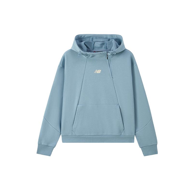 New Balance Sweatshirt Women s Light Blue NCF14042-LBL L 165