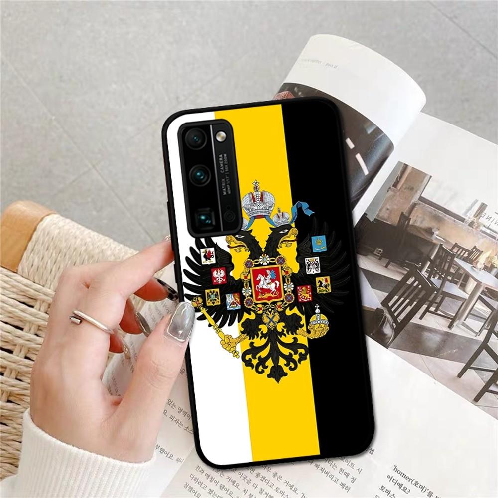 Russia Coat Of Arms Eagle Flag Phone Case For Huawei Honor 10 Lite 9 20 7A 9X 30 50 60 70 Pro Plus Soft Silicone Cover