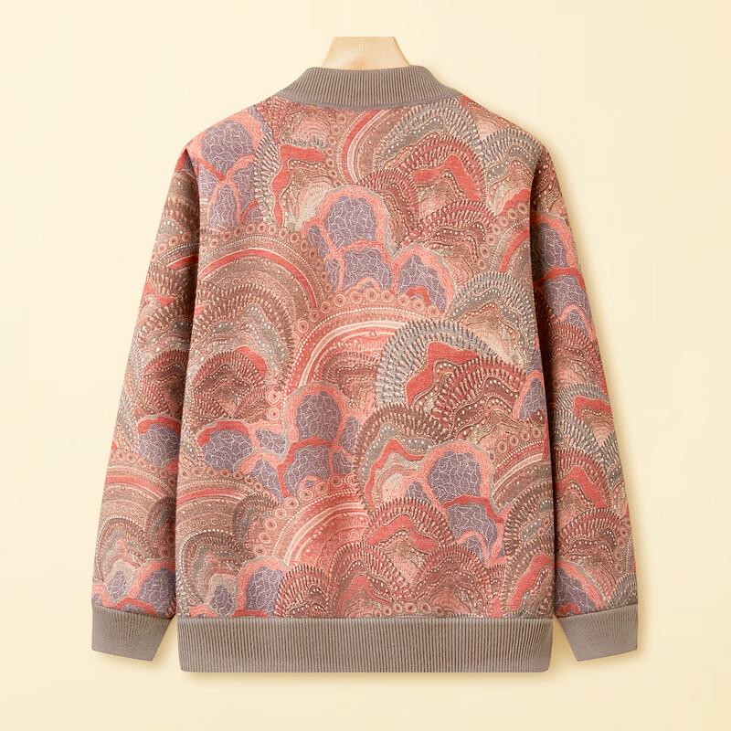 LangSha Women's Plus Velvet Knitted Cardigan