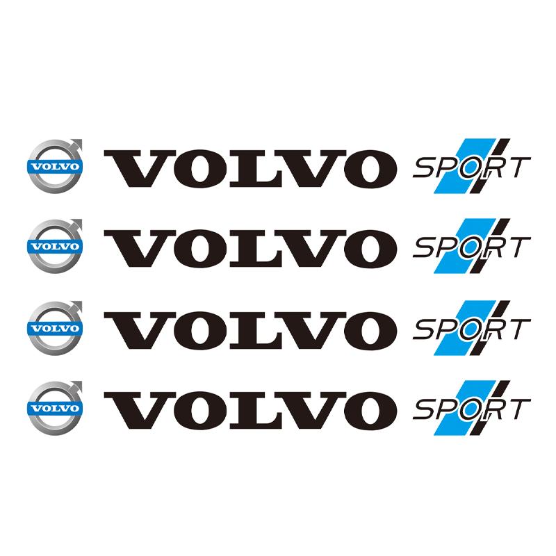 

4Pcs Car Logo Decoration Stickers Decal Accessories For Volvo XC90 V90 V60 XC60 V40 S80 S60 S90 C40 XC40 V70 XC70 C30 C70 EX90 R
