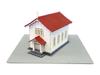 Sankei Miniature Petit Church Paper Craft Kit 1/220