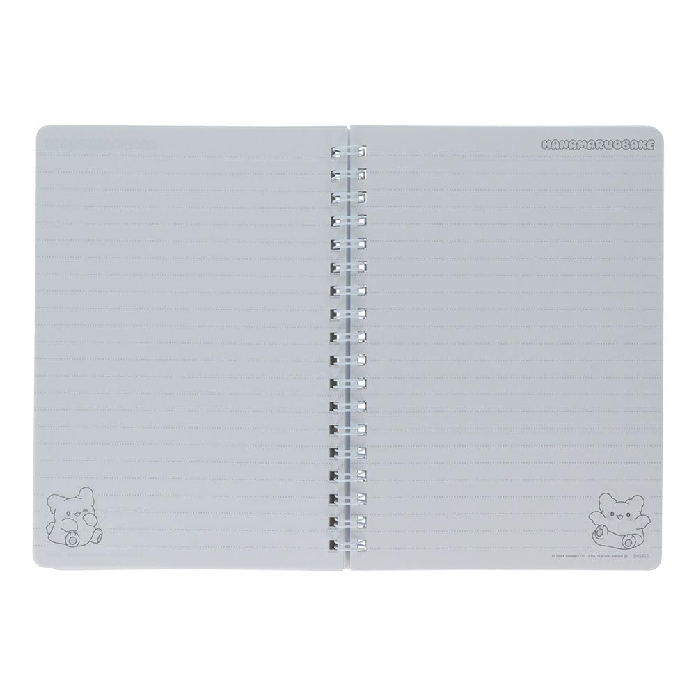 Stationery Hanamaru Obake Sanrio Characters Spiral S2643480 Sun-Star Notebook, B6, Blue,