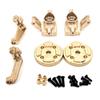 Brass Steering Cup C-shaped Seat Rear Cup Gear Cover Counterweight For MJX H12Y H12Y+RC Car Parts