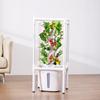 Hydroponic Growing System with Grow Light, 30 Pods Vertical 6 Tiers Hydroponic Tower, Home Hydronic Garden with Water Pump, Plants Germination Kit for