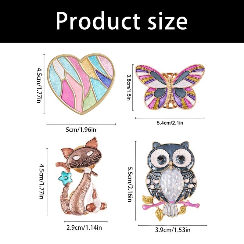 Animal Shape Alloy Pin Holder Magnetic Needle Minder Strong Magnet Needle Holder For Embroidery Sewing Craft Project