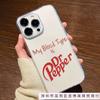 English Explosion Applies To iPhone11/12/13/14/15 Apple 16promax Transparent Phone Case