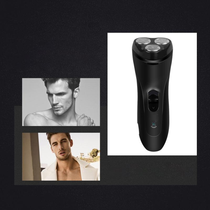 Electric Razor 3 Cutting Head Long Battery Life Water Wash Electric Shaver Men For Men Dangerous Women's