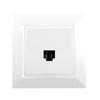 RJ45 Socket White Siemens DELTA ONE