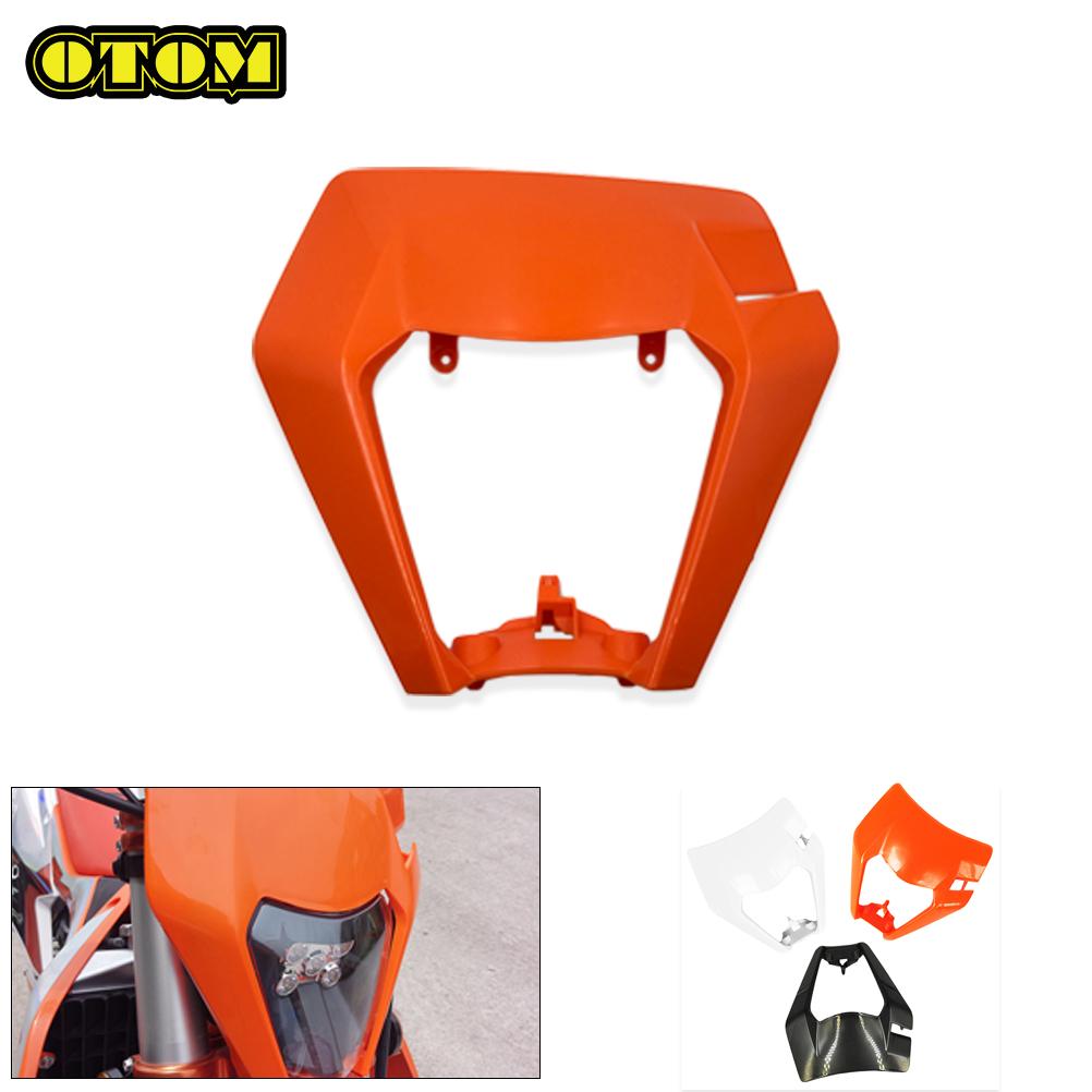 For KTM Motorcycle Headlight Housing Cover Front Head Light Protection Shell Headlamp Guard EXC EXCF XCW XCFW 2017-2023 Pit Bike