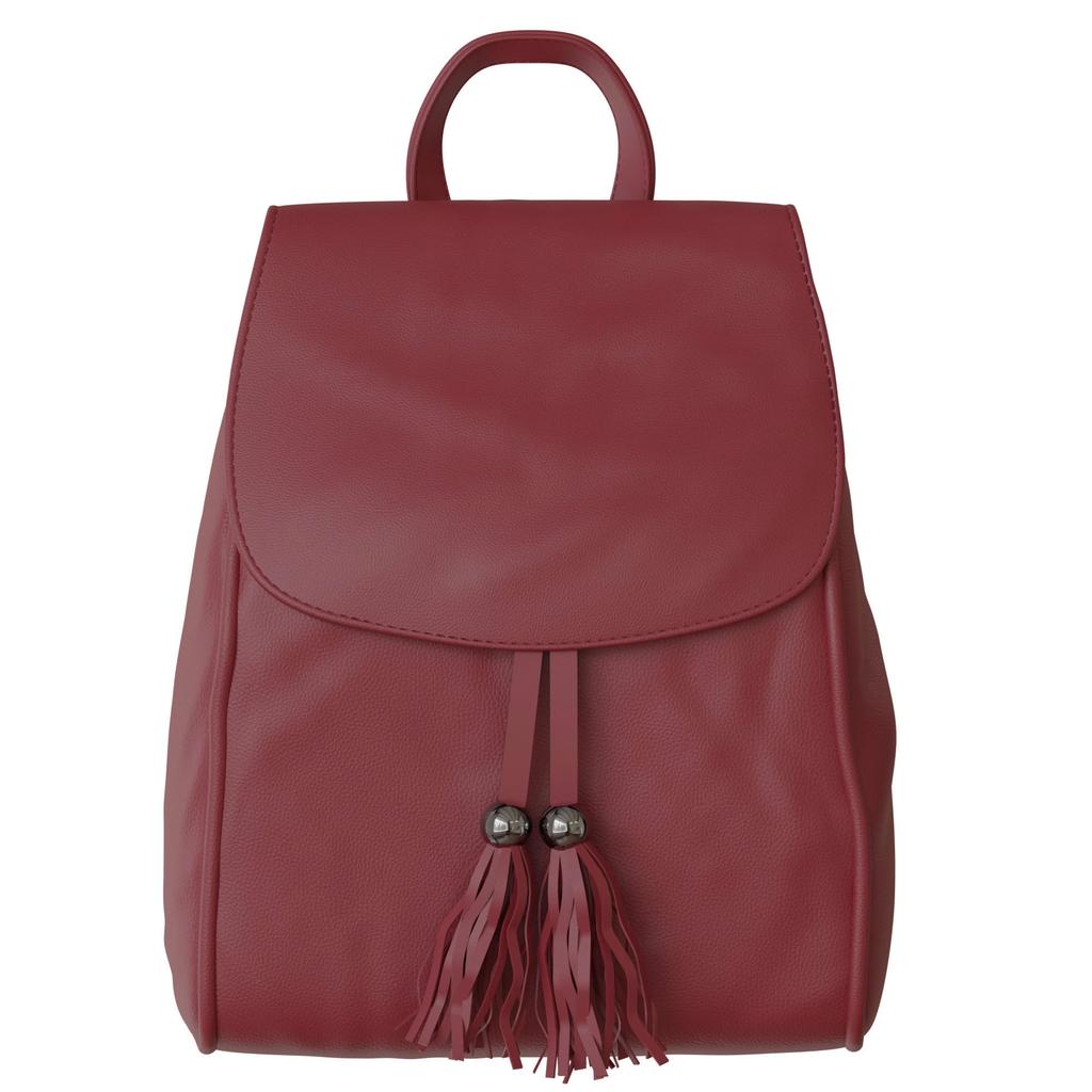 Damen Rucksack Kunstleder Vegan Freizeit Tasche