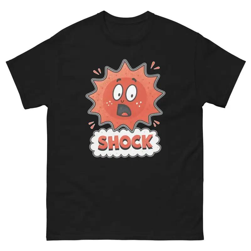 Shock Emotion Illustration Bright Vibe T Shirt