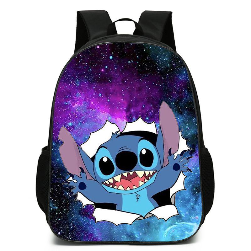 Disney Lilo Stitch Backpack High-capacity Travel Bag For Kids Boys Girls Daily Use