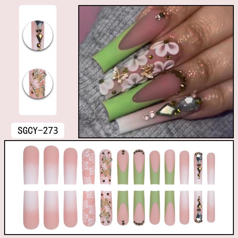 

Довготривалі європейські та американські прес-он нейл-арт вироби