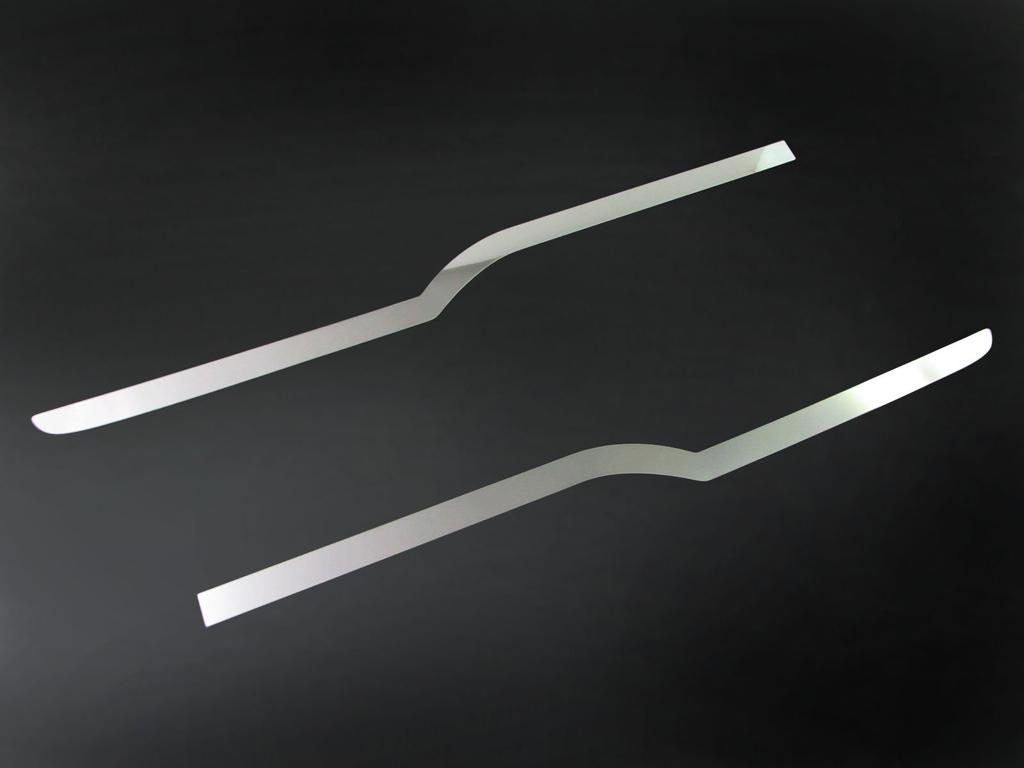 BRIGHTZ Finish Stainless Steel Plated Rear Bumper Under Mould for Toyota Days B21W Ultra-Mirror (2-Piece) (Highway Star) [TRU-MOL-061] (Product Code