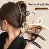 Matte Large Volume Shark Hair Clip - High-End Hairstyle Accessory for Women