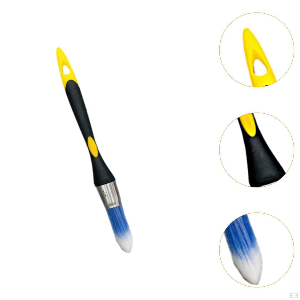 Kenar için Boya Fırçası Konik Sanat El Sanatları Malzemeleri, Leke Uygulayıcıları, Sivri Detay Fırçası, Kenar