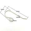 Stainless Steel Ear Hook Trim Assembly Earrings Flatten Fish Mouth U-shaped Ear Hooks DIY Fashion Handmade Jewelry Findings